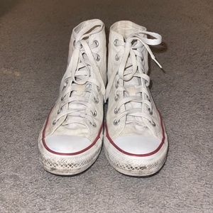 White High-Top Converse